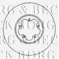 BORG & BECK bbd4562 -  Тормозной диск
